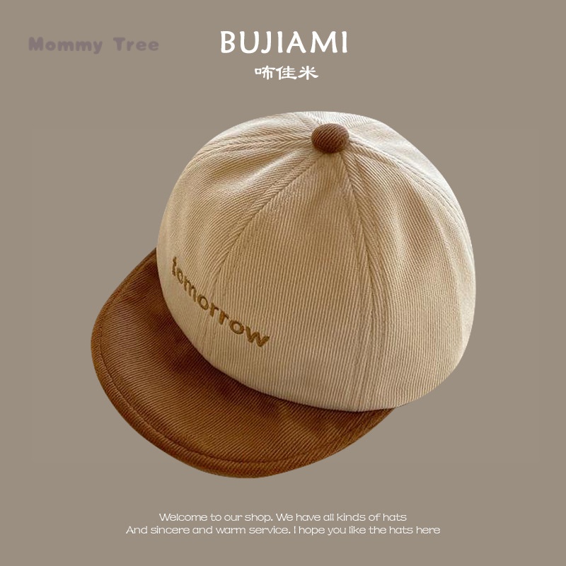 .Mũ Cói Chống Nắng Thiết Kế Mới Thời Trang Mùa Hè Theo Phong Cách Hàn Quốc Cho Bé Mũ Lưỡi Trai Dễ Thương Cho Bé Trai Và Gái