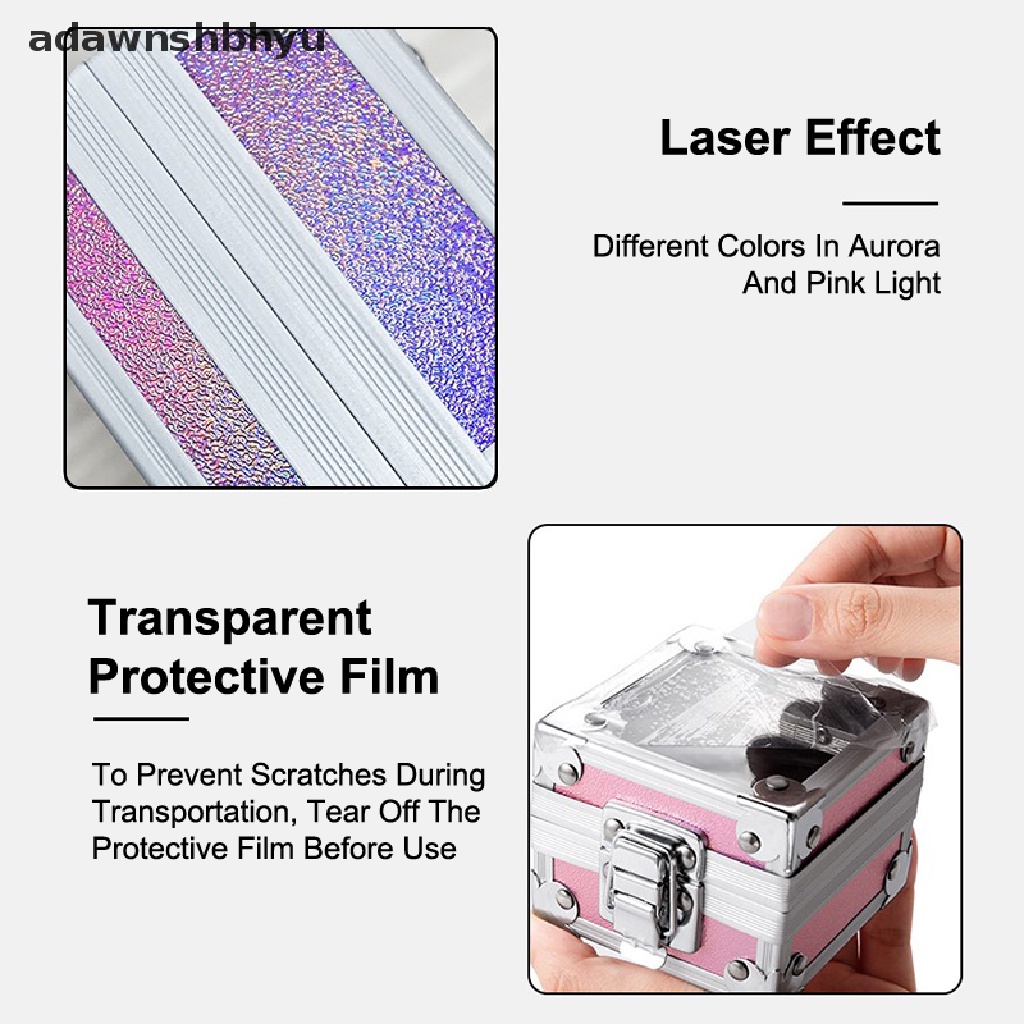 Hộp Kim Loại 25 Lỗ Đựng Đầu Mài Móng Tay Tiện Dụng