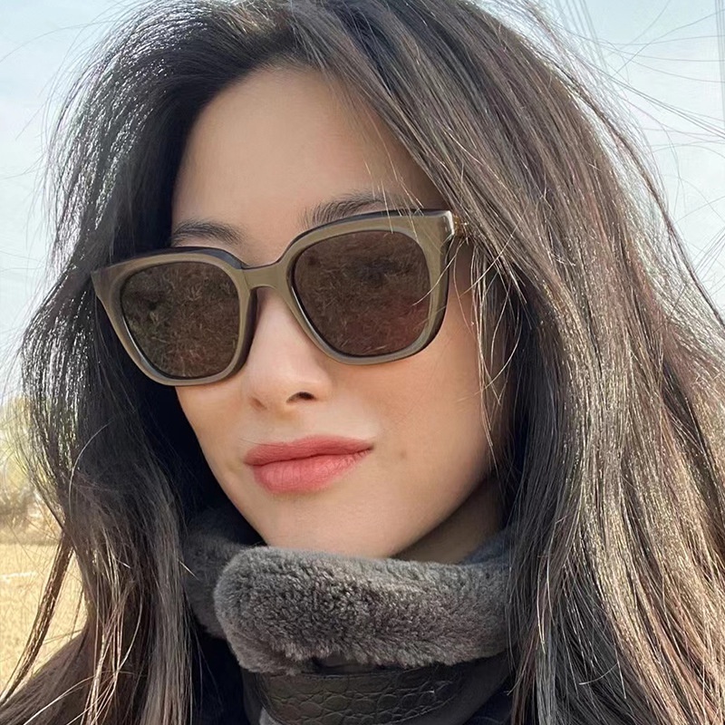Kính Mát Gọng Vuông Thời Trang Mới Cho Nam Nữ Màu Sắc