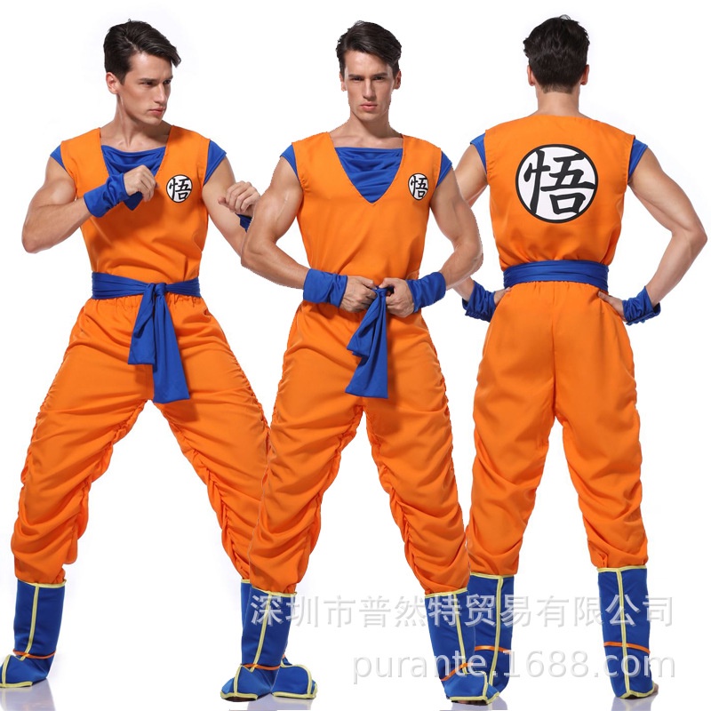Trang Phục Hóa Trang Nhân Vật Son Goku Trong Phim Bảy Viên Ngọc Rồng Chất Lượng Cao 7MFD