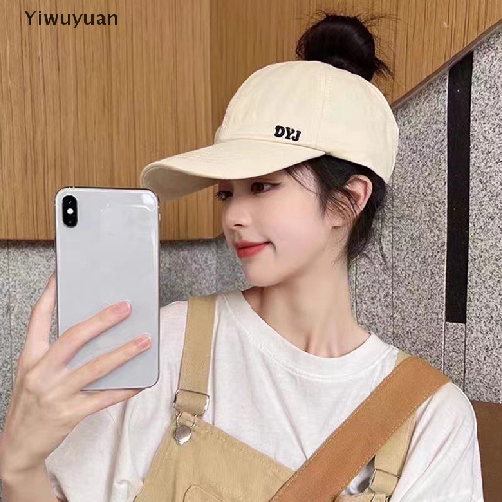 < Yiwuyuan > Mũ Lưỡi Trai Nửa Đầu Che Nắng Phong Cách Thể Thao Thường Ngày Cho Nữ
