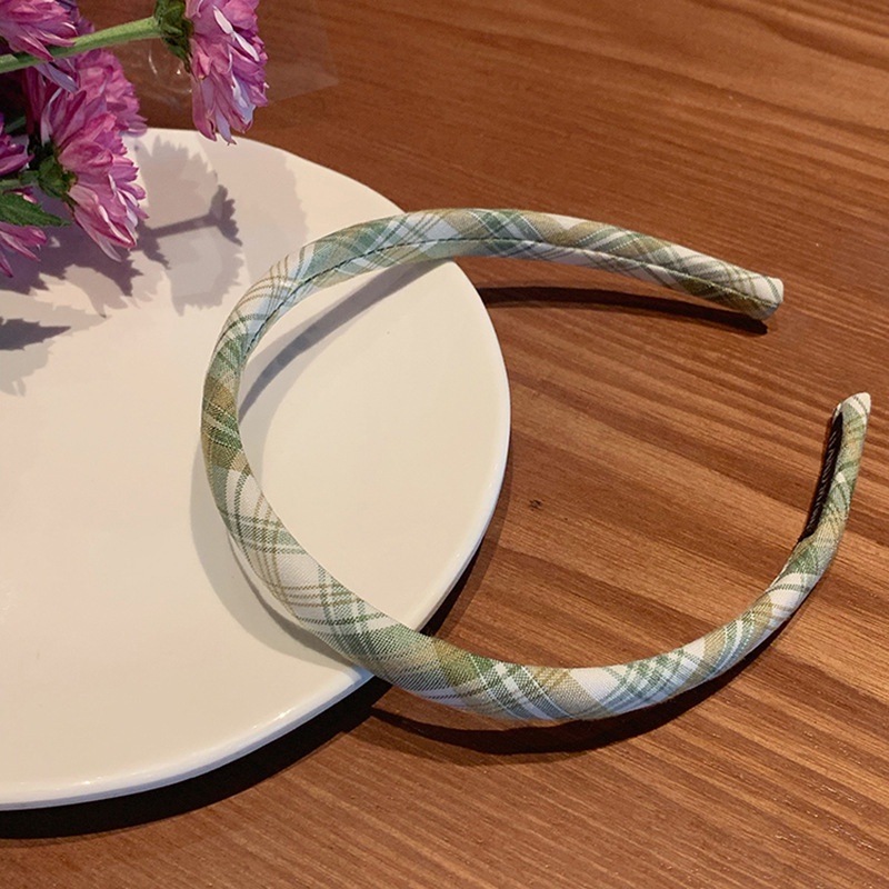 Kẹp Tóc Mỏng Màu Trơn Họa Tiết Kẻ Sọc Phong Cách Mới 2023 Dễ Phối Đồ Dành Cho Bạn Nữ