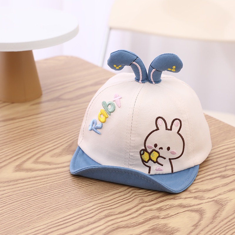 Mũ Lưỡi Trai Thêu Hình Thỏ Dễ Thương Cho Bé