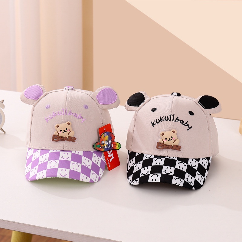 Mũ Lưỡi Trai Cotton In Chữ Đáng Yêu Cho Bé 2-7 Tuổi