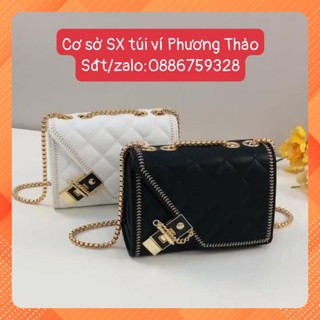 Túi xách nữ túi xách nữ - thêu chéo sành điệu- size 22cm - đựng nhiều đồ