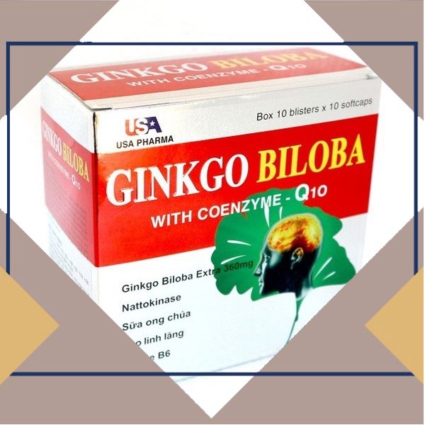 [ Thuốc Tốt 814 ] Ginkgo Biloba 360 Mg Coenzyme Q10 - Hộp 100 Viên [Chính Hãng ]