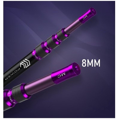 Cán Vợt Săn Hàng MC Tím - Cán MC 2M4 Và 3M