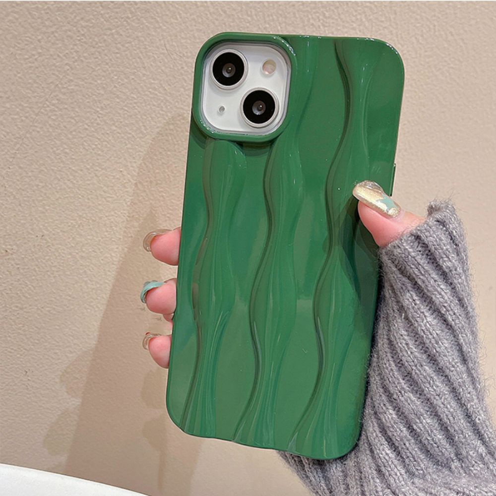 Ốp Điện Thoại TPU Mềm Chống Sốc Màu Trơn 3D Có Thể Gấp Gọn Cho IPhone 11 12 13 14 Pro Max