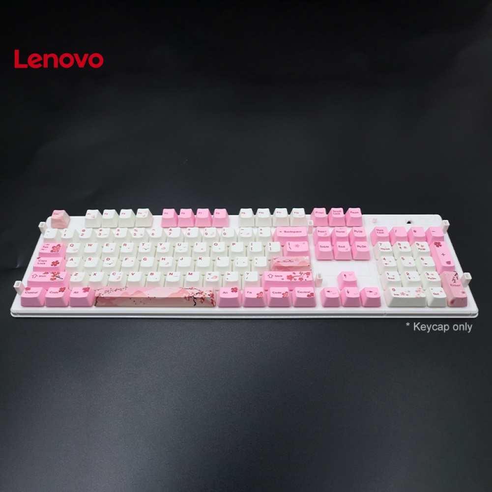 Bộ 104 Phím Thay Thế Họa Tiết Hoa Hướng Dương Hồng Xinh Xắn