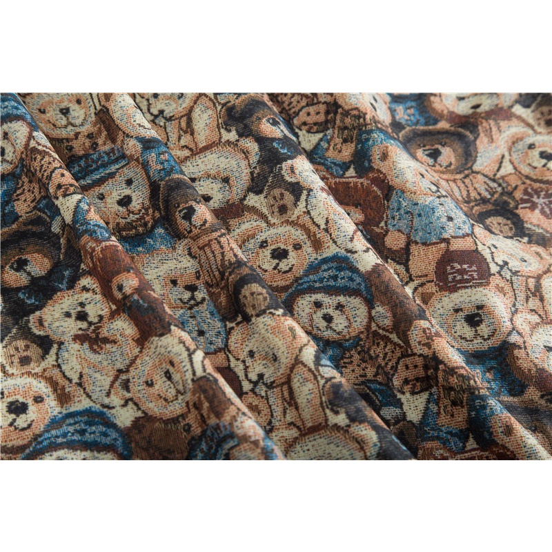 Áo Sơ Mi Tay Ngắn In Hoạt Hình Gấu + Quần short Dáng Rộng Thời Trang Mùa Hè 2023 Cho Nam