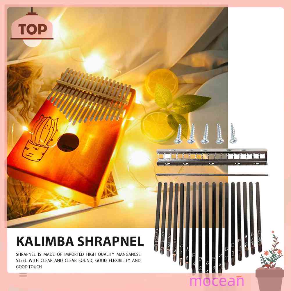 Mới Đàn Kalimba 17 Phím Kèm Ốc Vít Thay Thế DIY