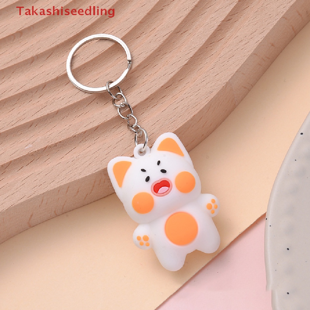 Móc Khóa Hình Mèo Hoạt Hình Đáng Yêu