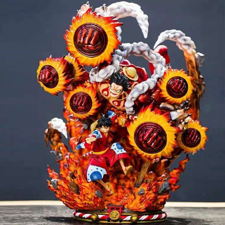 One Piece Naruto Lucky Pack Hộp bí ẩn Búp bê văn phòng trang trí bàn làm việc Mô hình búp bê hành động