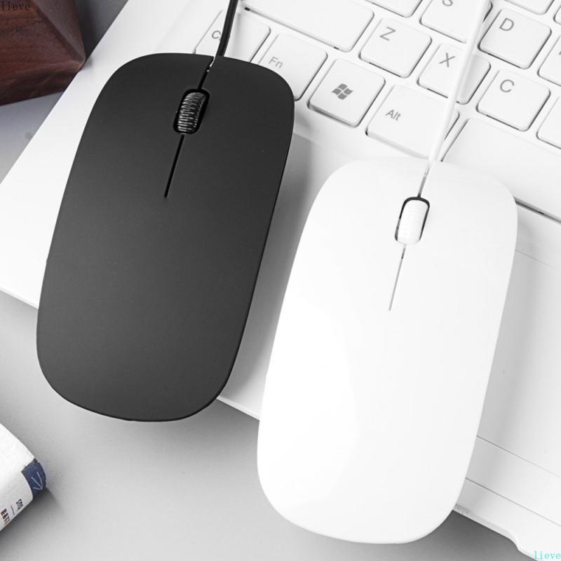 Chuột Quang Chơi Game Có Dây USB 2.4G Siêu Mỏng Cho PC Laptop