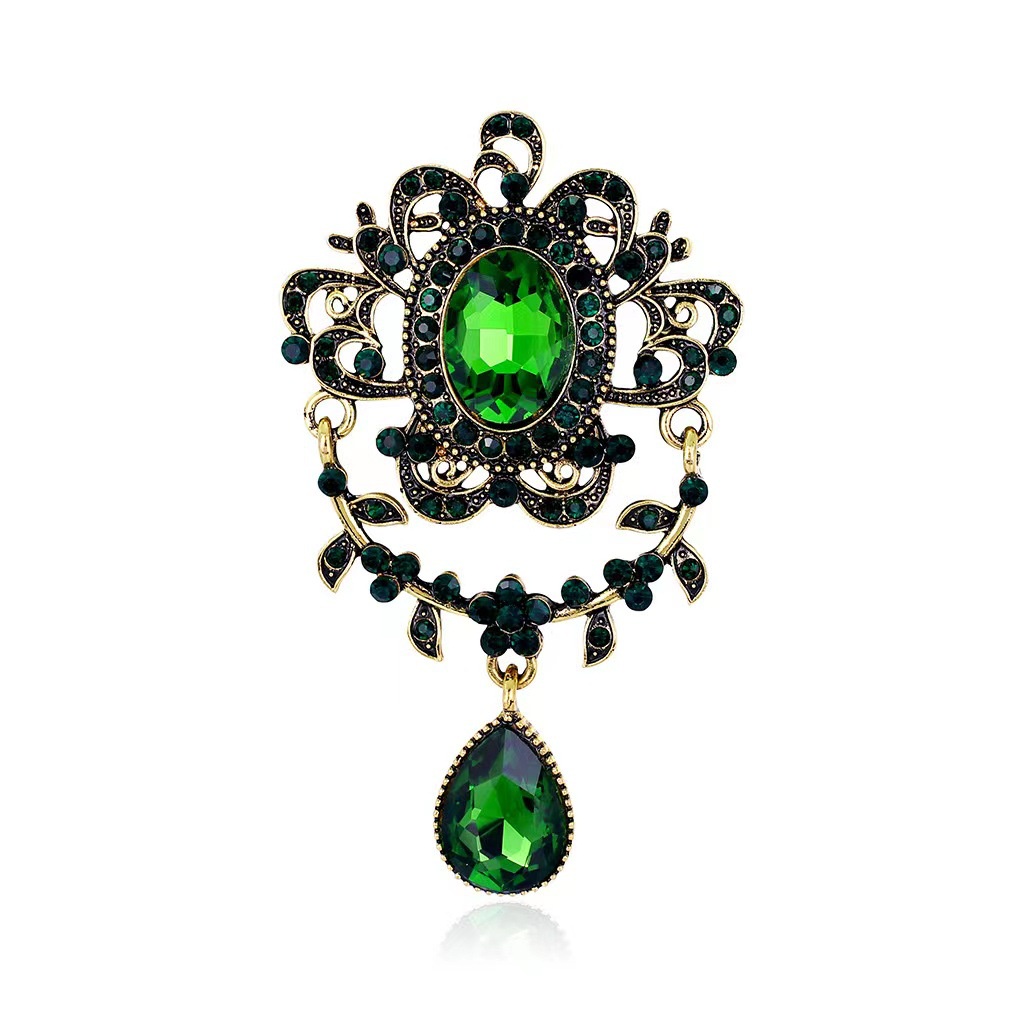 Ghim Cài Áo Pha Lê Phong Cách Âu Mỹ Mới Cao Cấp Cho Nữ