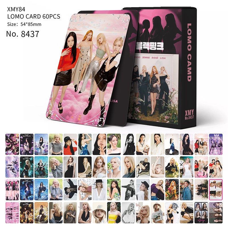 Hộp ảnh 60 tấm TWICE Album Between 1&2 BLACKPINK PINK VENOM