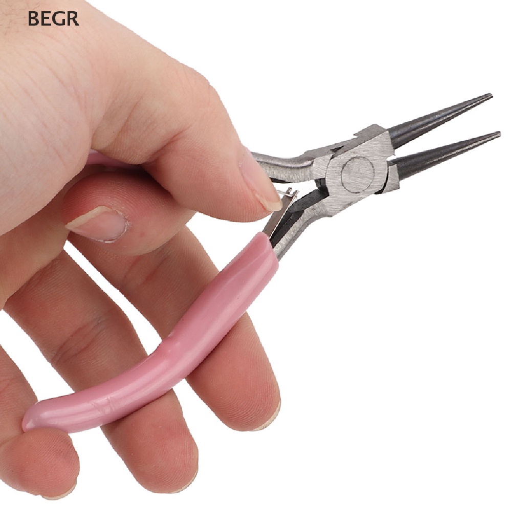 Kìm Cắt Hạt Làm Trang Sức Thủ Công Mini Mũi Tròn Cách Điện vn