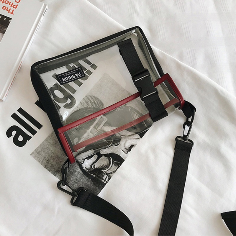 Túi Đeo Chéo Trong Suốt Phong Cách Thể Thao Thời Trang Cho Nữ