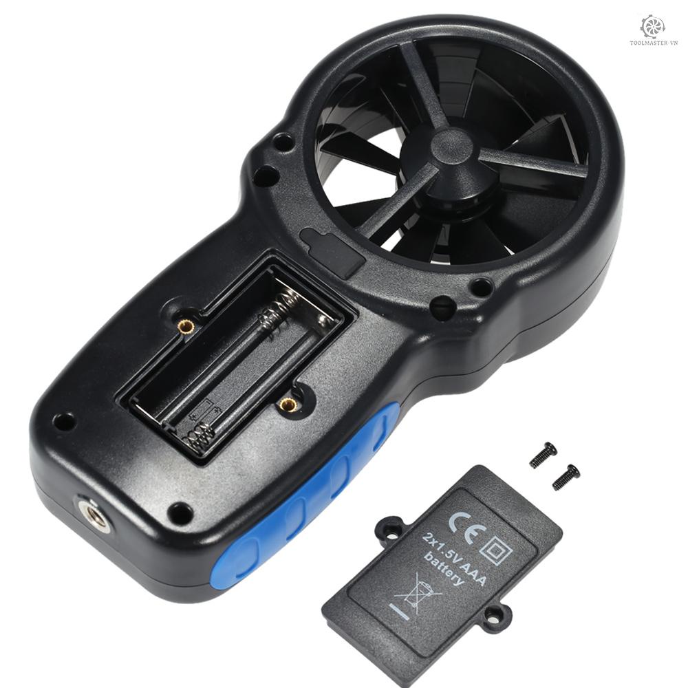 Máy Đo Tốc Độ Gió Kỹ Thuật Số Mini HoldPeak HP-866B Màn Hình LCD