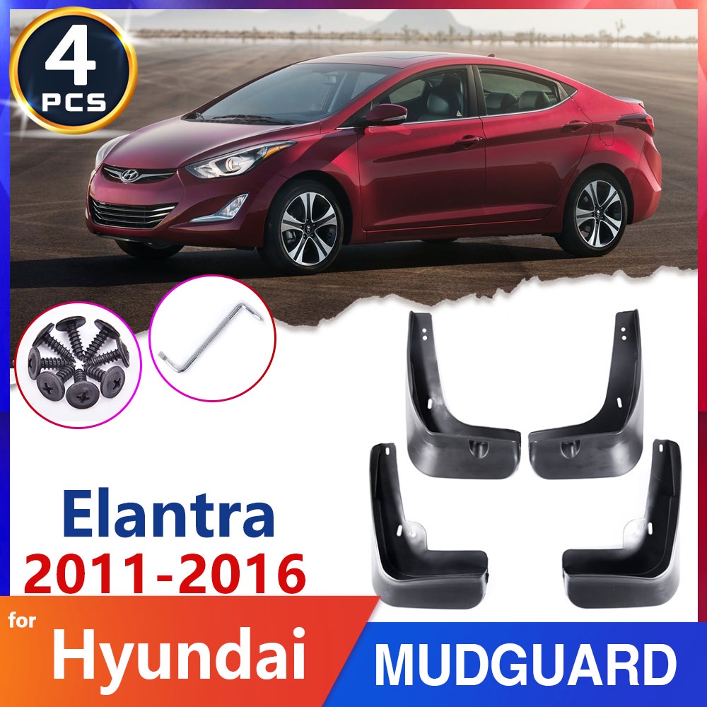 FENDER Tấm Chắn Bùn Chuyên Dụng Cho Hyundai Elantra MD 2011 2012 2013 2014 2015 2016