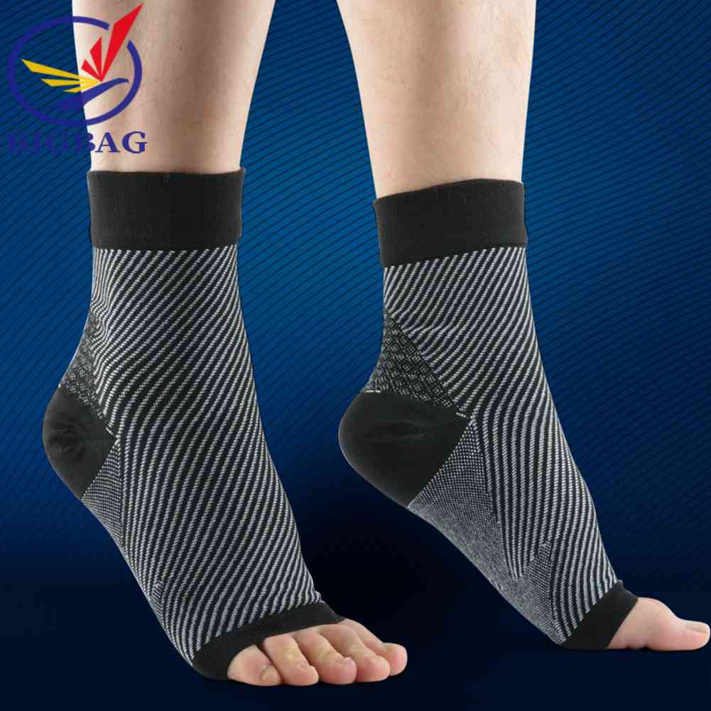 1 Đôi Tất Mắt Cá Chân Chống Mệt Mỏi Có Thể Tái Sử Dụng Dùng Khi Chơi Bóng Rổ / Chạy Bộ