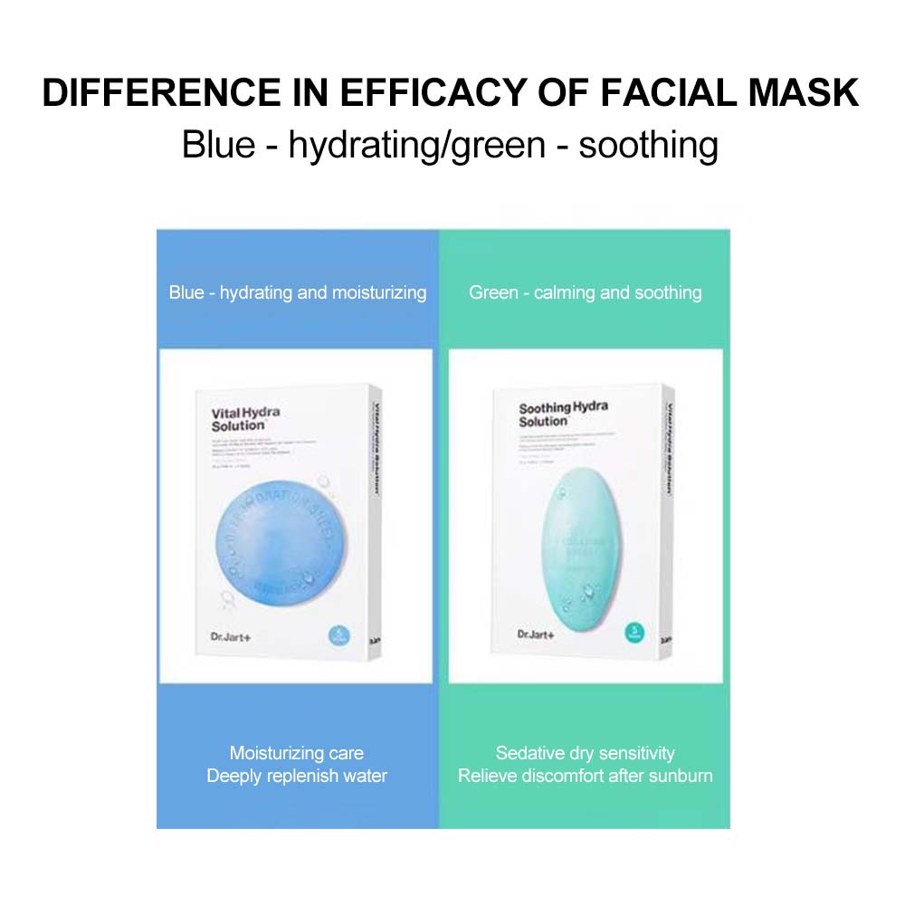 Dr.Jart+ Deep Hydration Sheet Mask, 25g/0.9oz x 5ea