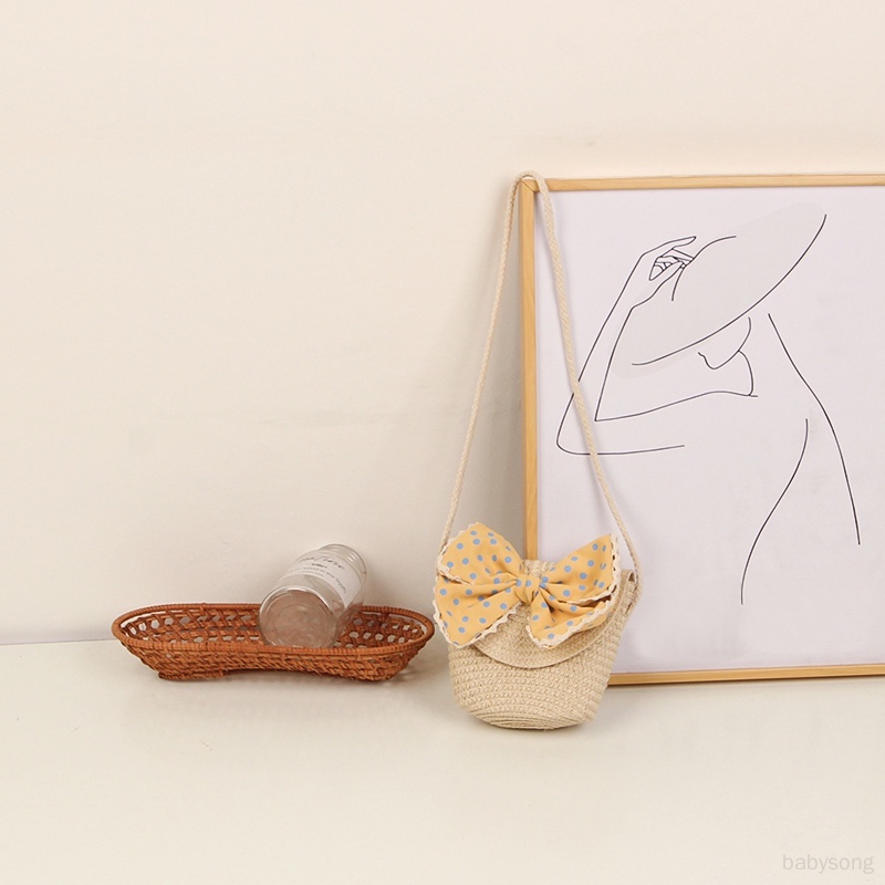 Túi Đeo Chéo Đính Nơ Hoa Phong Cách Phương Tây Cho Nữ