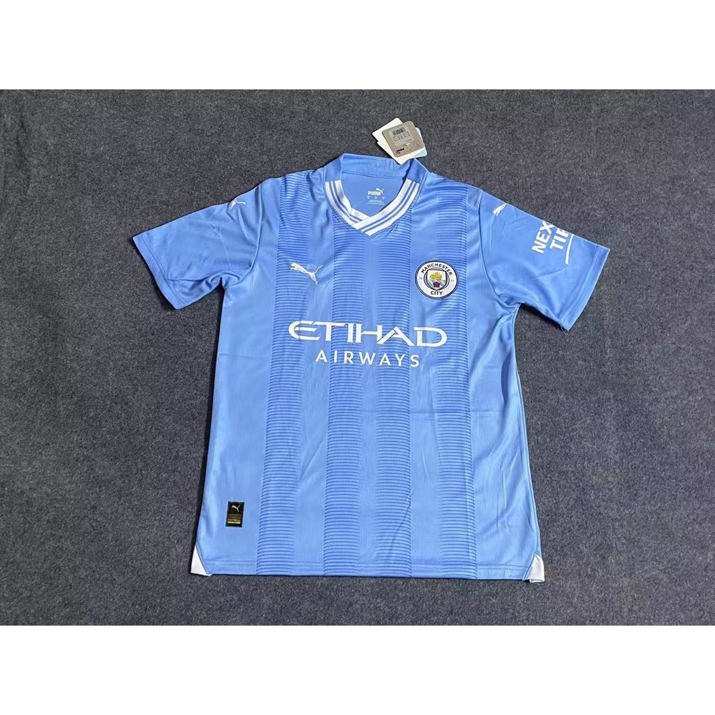 Áo Thun Bóng Đá Tay Ngắn 2324 Manchester City Chất Lượng Cao