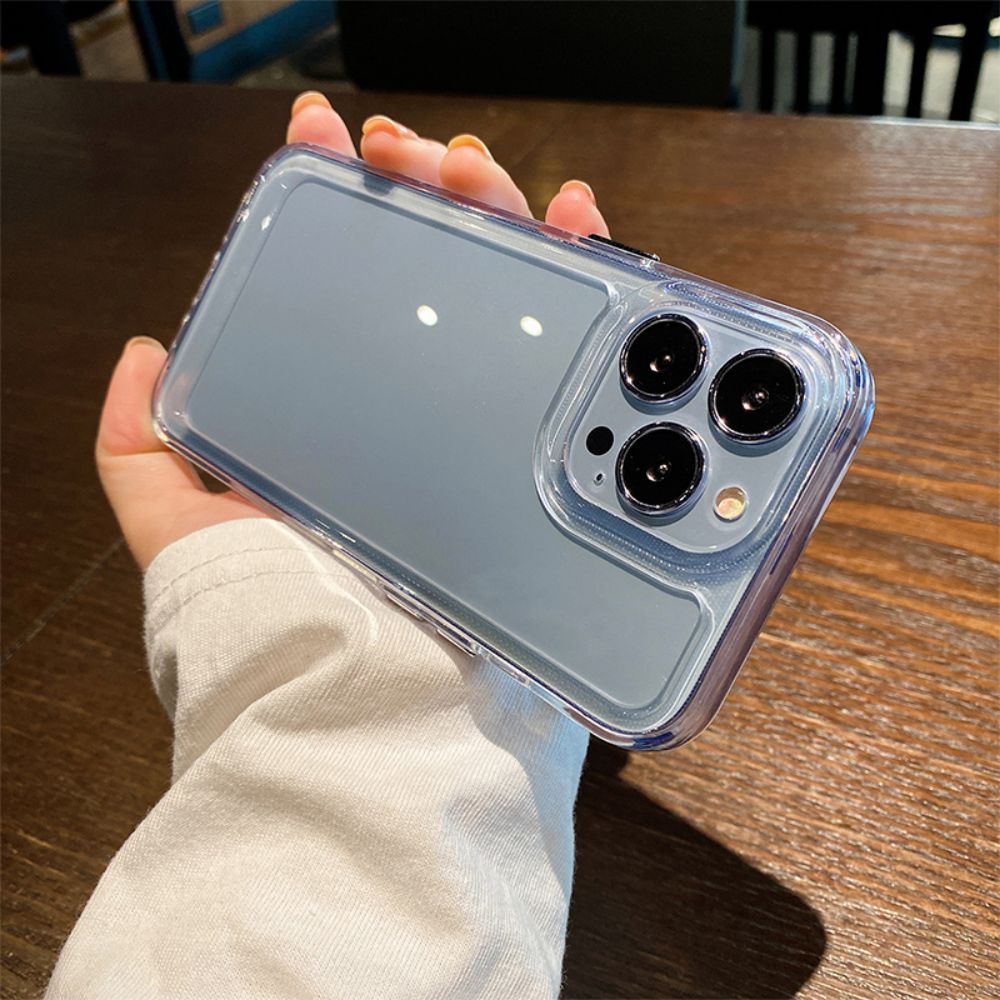 Ốp Điện Thoại TPU Mềm Trong Suốt Chống Sốc Chống Bụi Màu Macaron Cho IPhone 14 13 12 11 Pro Max X XR 8 7 Plus