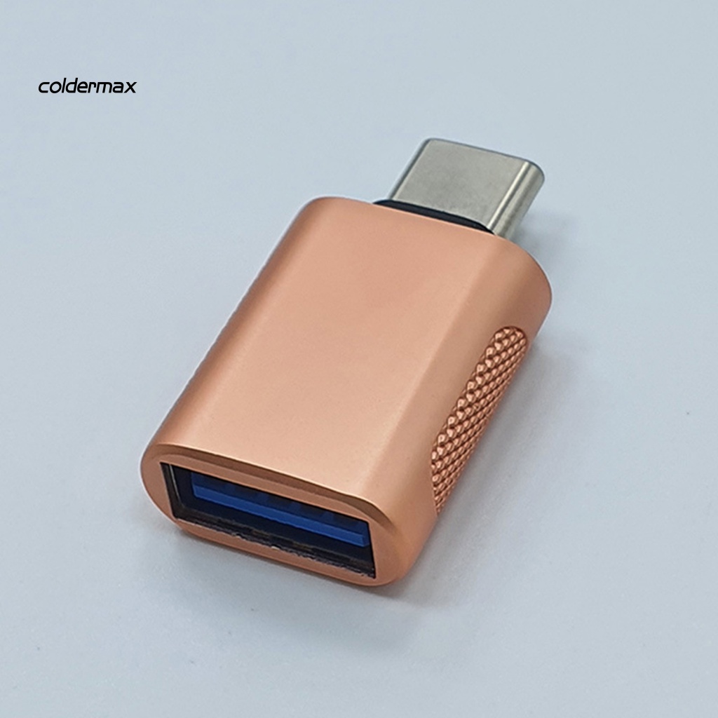 Bộ Chuyển Đổi USB Type-C Sang USB 3.0 Bằng Hợp Kim Kẽm Dày Dặn Tiện Dụng Cho Gia Đình Ốp