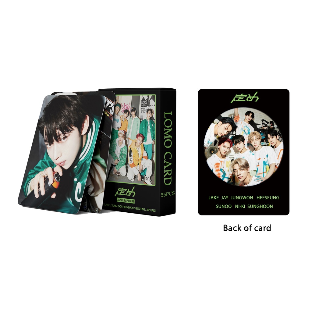 Set 55 Tấm Thẻ Ảnh Lomo Các Thành Viên Nhóm Nhạc Bts Jungkon NI-Co