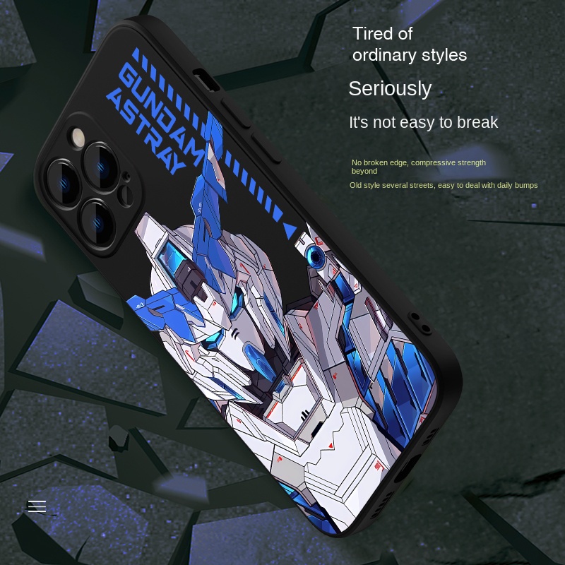 Gundam Ốp Điện Thoại In Hình Hoạt Hình Sáng Tạo Cho Iphone 14 12 13pro 11Promax x 8plus7 xr xsmax 6s mini6