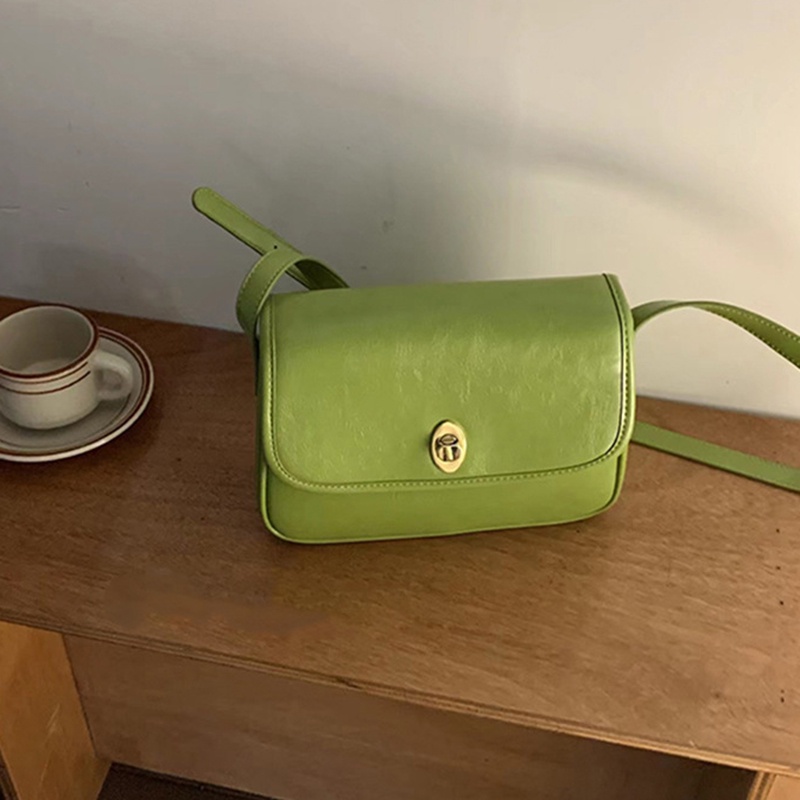 Ielgy Túi Đeo Chéo Vai Bằng Da Nhám Hình Vuông Phong Cách Cổ Điển Thời Trang Cho Nữ