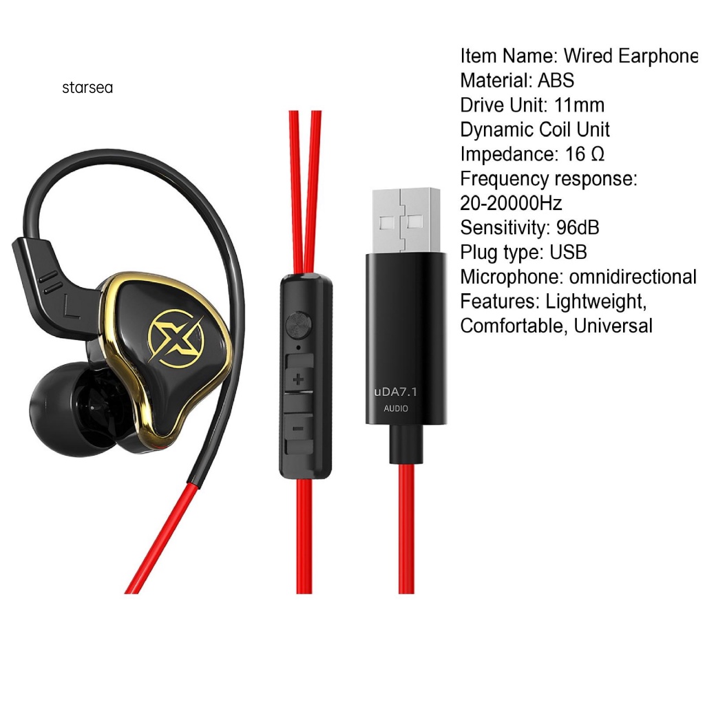 Tai Nghe Chơi Game Có Dây Cổng USB SRA ZK
