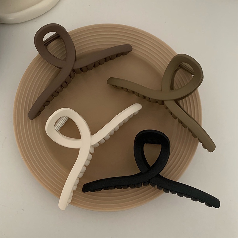 Kẹp Tóc Hình Cá Mập / Cá Mập Màu Nâu Cỡ Lớn Phong Cách Vintage Đơn Giản Thời Trang DIY