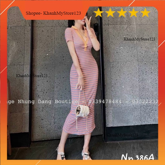 Đầm Váy Body Sang Chảnh Đầm Dự Tiệc Chất Thun Mã KH025