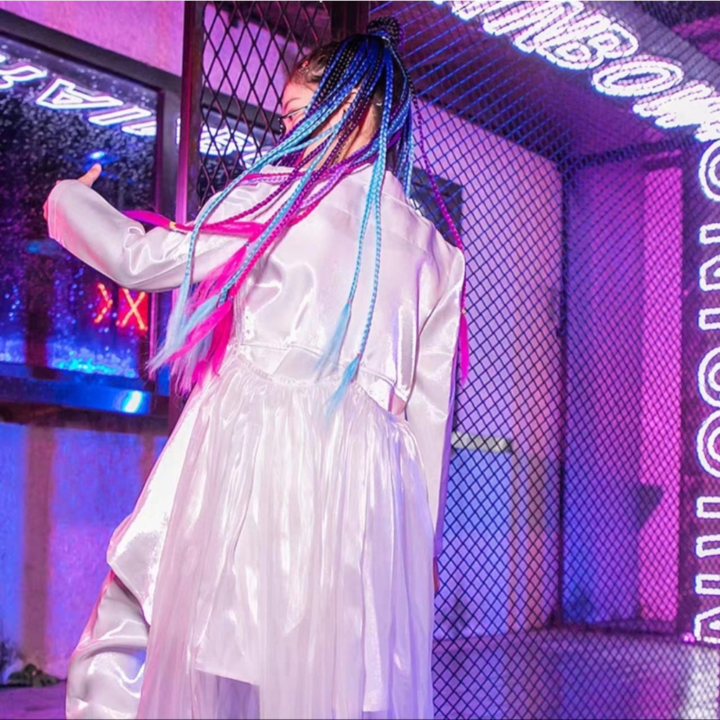 Tóc Giả Tết thời trang Phong Cách Hip Hop TeenGirl MyBaby