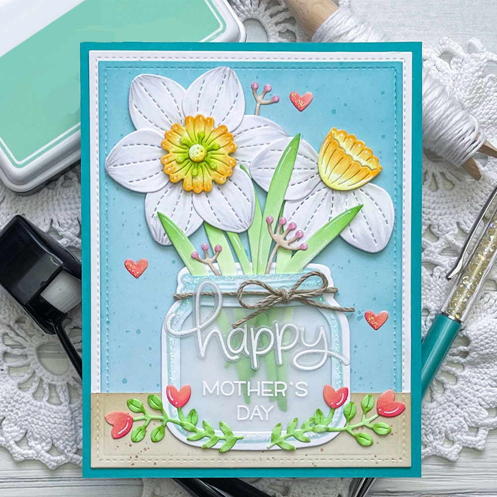 Khuôn Thép Carbon Cắt Hình Trang Trí Thiệp / Giấy Nghệ Thuật Thẻ