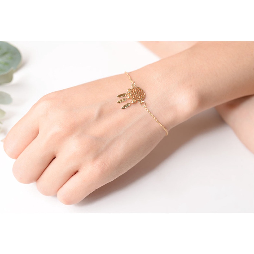 Vòng Tay Hình Lông Vũ Thời Trang Cá Tính