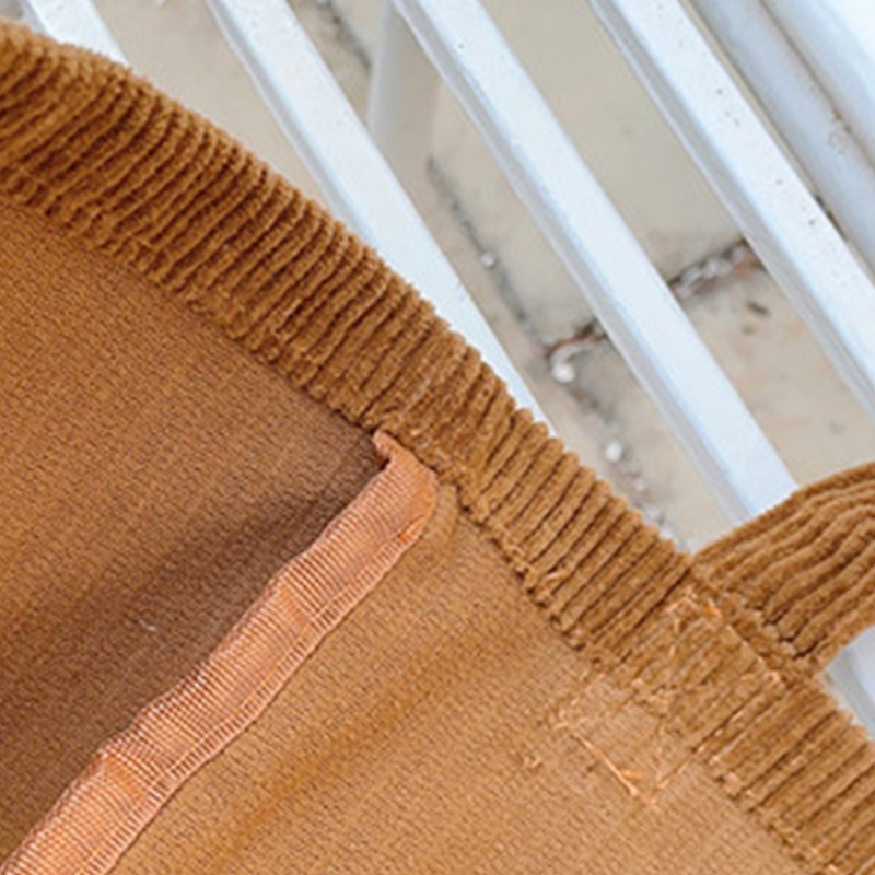 Túi Tote Đeo Vai Màu Trơn Bằng Vải Nhung Có Thể Tái Sử Dụng Cho Nữ