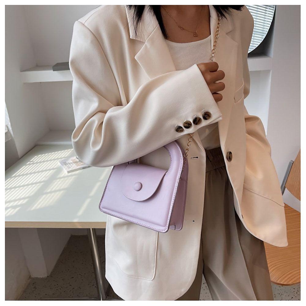 BEBETTERM Túi Xách Mini Phối Dây Xích Đeo Vai Cá Tính