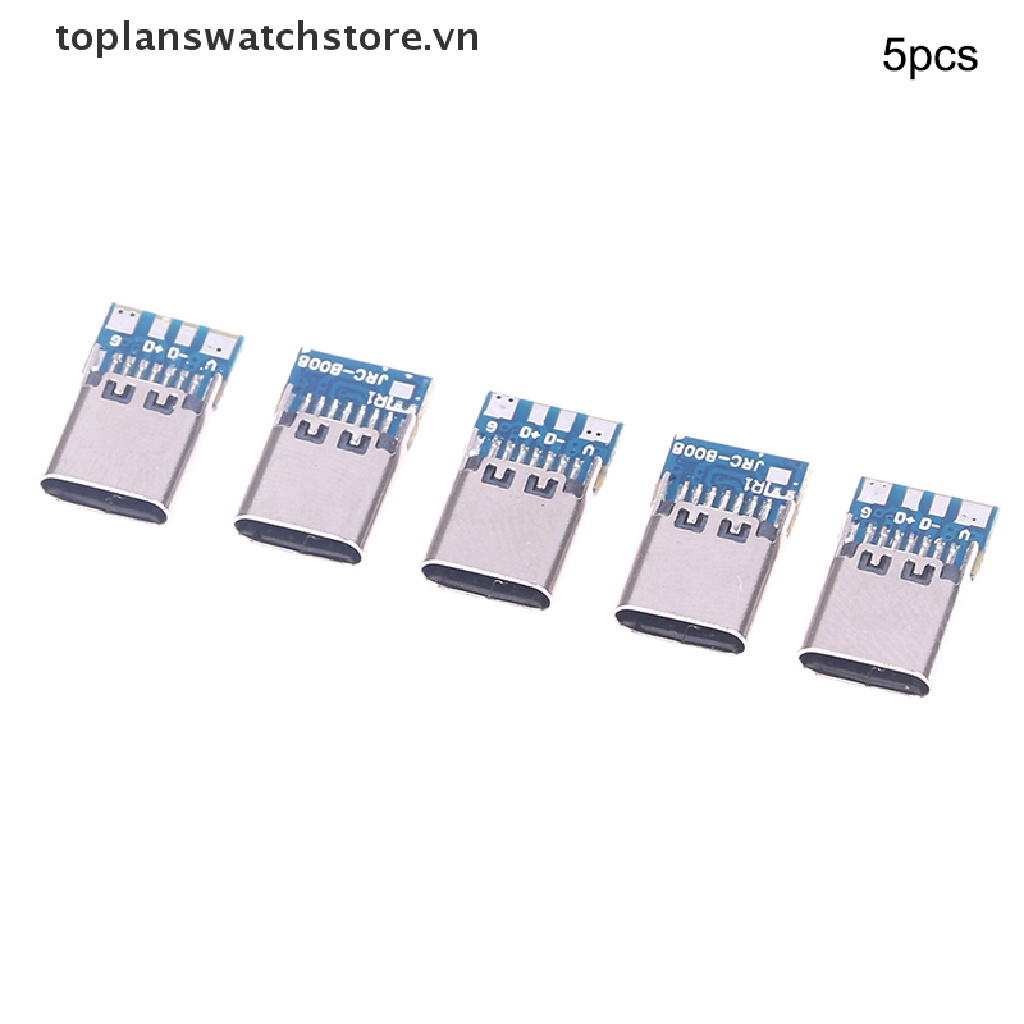 Set 5 Dây Cáp Hàn Type-C 14P Với Bảng Mạch PCB