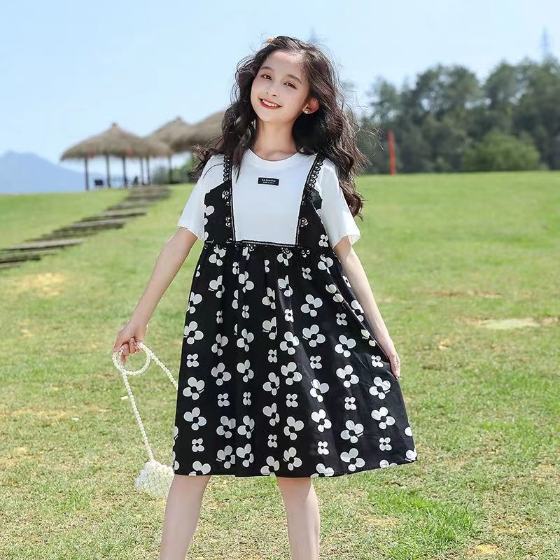 Áo Thun Mùa Hè Phong Cách Mới 2023 Cho Bé Gái 6-8 - 11-13 - 15 Tuổi