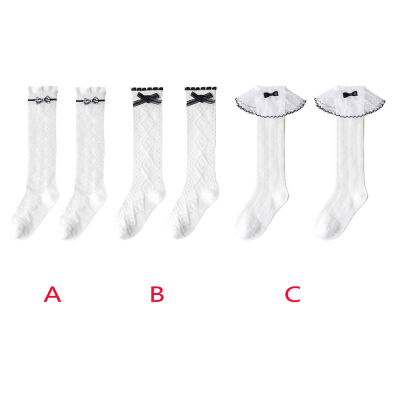 Vớ Cotton Phối Nơ Dễ Thương Cho Bé Gái BOBORA