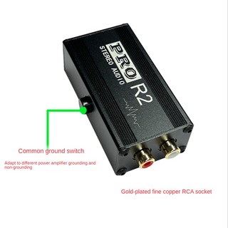 Ground Loop Audio Isolator Audio Noise Filter RCA Noise Suppressor Isolator for PC