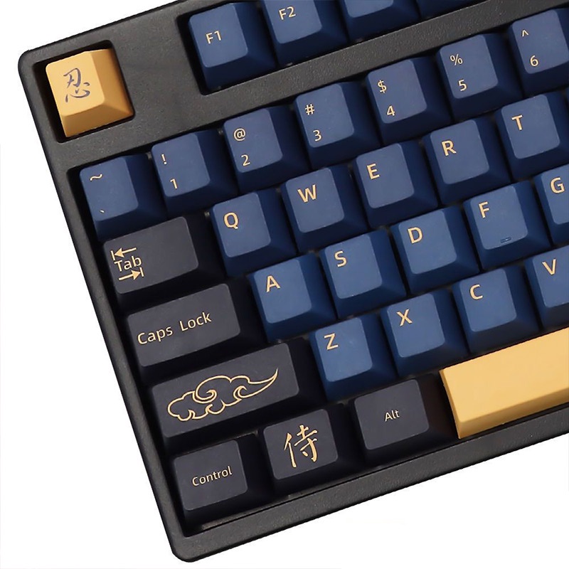 Nắp Đậy Bàn Phím Cơ Samurai 139 Phím PBT Dành Cho 61 64 68 87 104