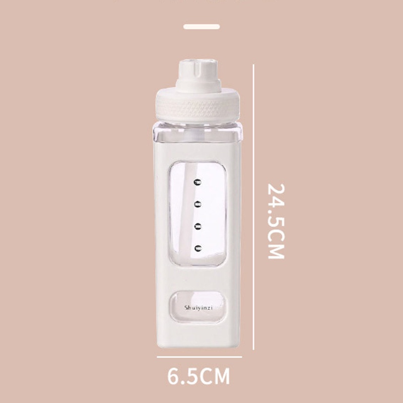 Bình Uống Nước 700 / 900ml Bằng Nhựa Dễ Thương Cho Bé Gái