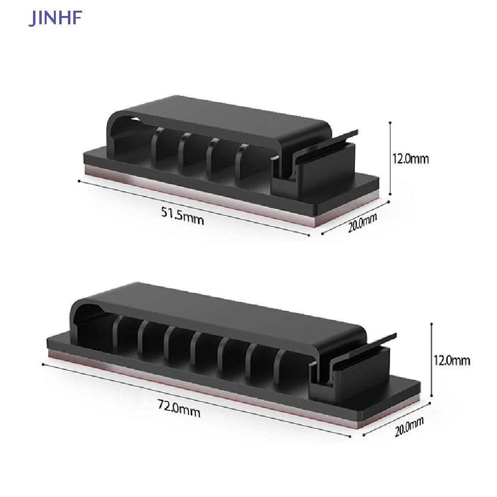 Giá Đỡ Cố Định Dây Cáp USB / Tai Nghe / Chuột Để Bàn Tiện Lợi JINHF