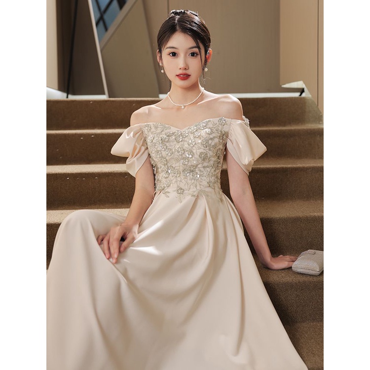 & Đầm Dạ Hội Cao Cấp Nhẹ Nhàng Sang Trọng Làm Quà Tặng Sinh Nhật Cao Cấp Có Thể Mặc Cho Người Lớn Và Trẻ Em