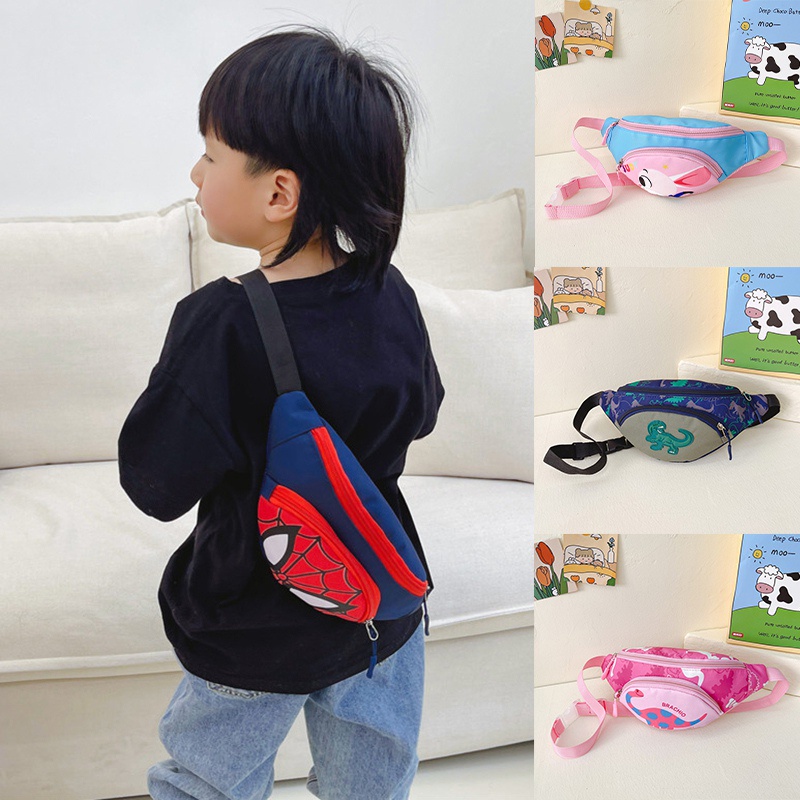 Khung Thành Cho Bé Chất Lượng Cao❤Túi Đeo Chéo Ngực Siêu Nhẹ In Họa Tiết Hoạt Hình Dễ Thương Cho Bé